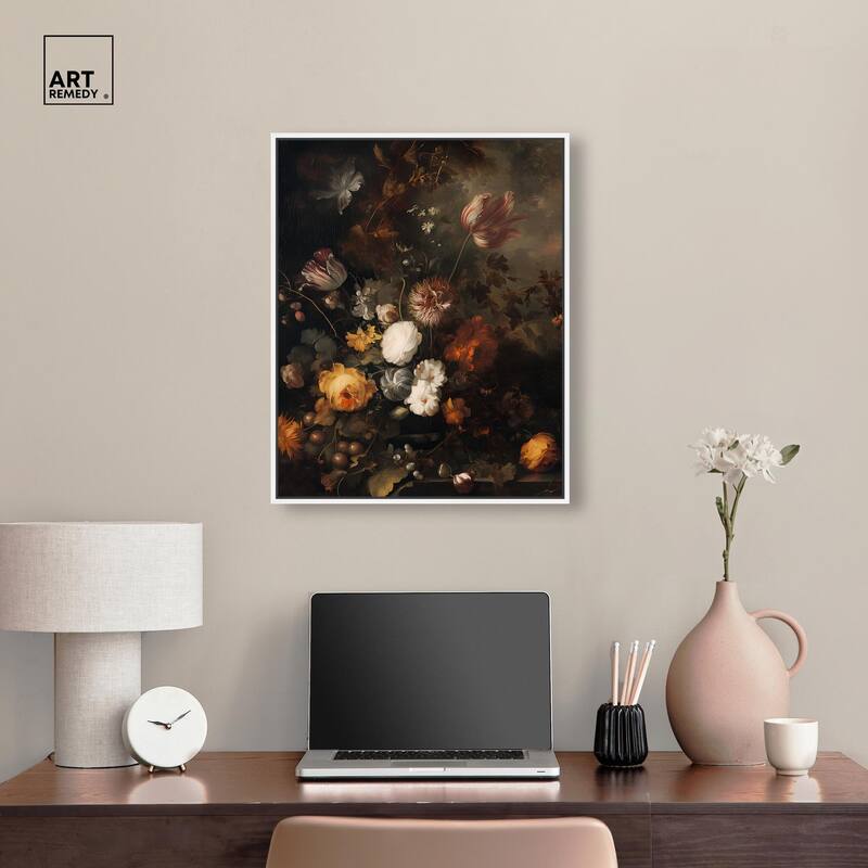 Shadowed Petal Secrets II Canvas by Art Remedy