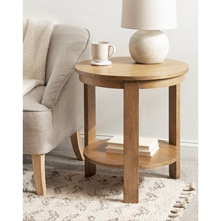 Kate and Laurel Foxford Round Wood Side Table
