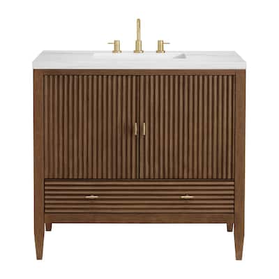 James Martin Vanities 485-V36-3AF Myrrin 36" Single Basin Wood Vanity