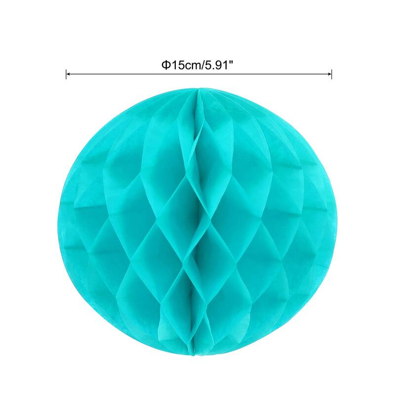 6Pcs Paper Pom-Poms Balls Paper Tissue Flower Ball for Party Decor