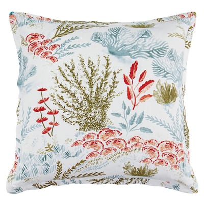 HiEnd Accents Oceania Coastal Paradise Euro Sham, 27"x27"