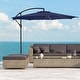 preview thumbnail 28 of 56, Weller 10-foot Offset Cantilever Hanging Patio Umbrella