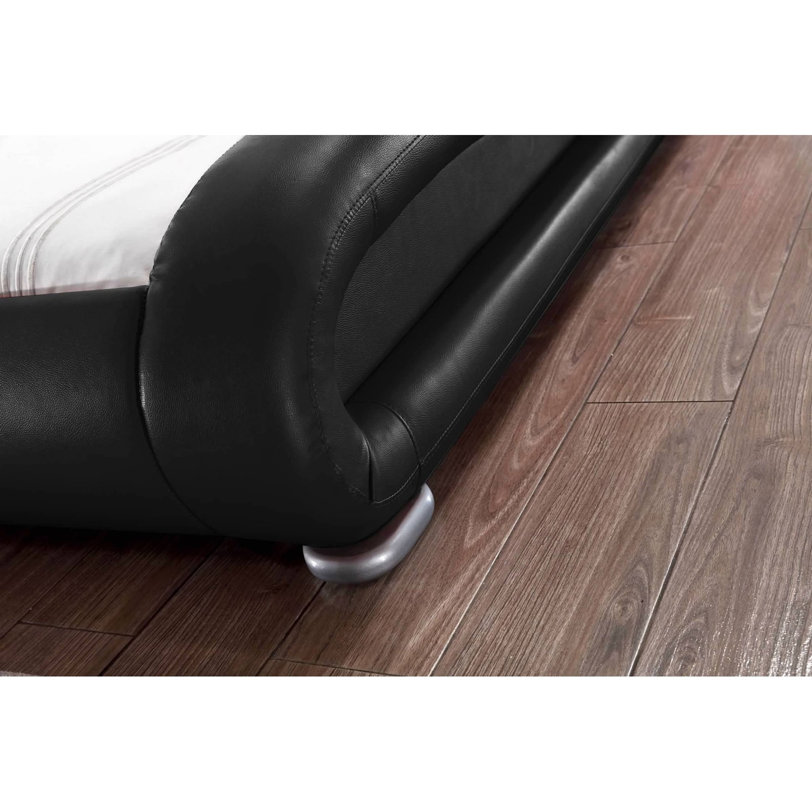 Greatime b1070 contemporary discount upholstered platform bed