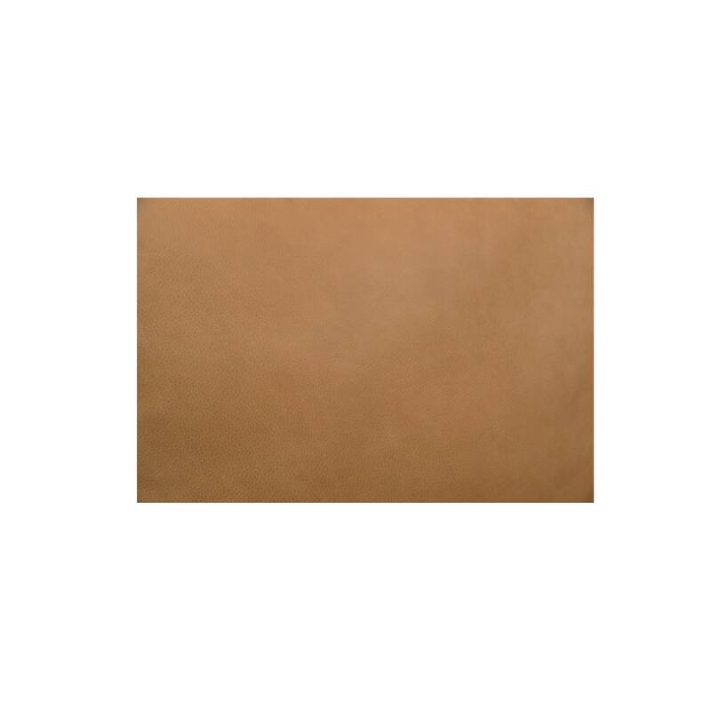 NADAAL STUDIOS Serelith Power Recliner, Channel-Tufted Top Grain Leather with Hidden Recline Function, Tan