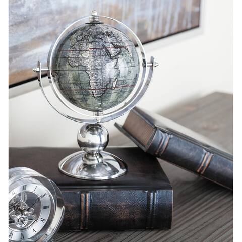 Silver Stainless Steel Traditional Globe - 9x8