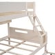 preview thumbnail 11 of 18, Wood Twin over Full Bunk Bed with Storage Shelves and Twin Size Trundle