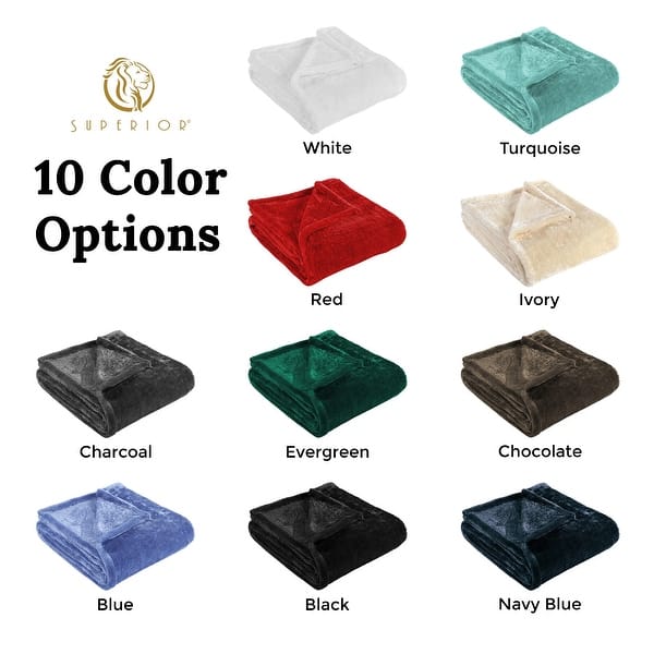 Superior UltraSoft Plush Fleece Throw and Blanket On Sale Bed Bath