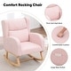 preview thumbnail 45 of 80, HOMYKA 28" Wide Rocking Chair for Nursery