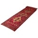 preview thumbnail 4 of 7, ECARPETGALLERY Hand-knotted Andelz Red Wool Rug - 3'6 x 12'10
