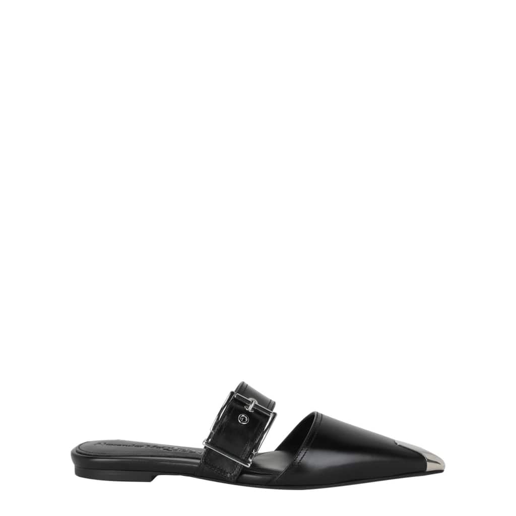 Alexander McQueen Punk Leather Flats