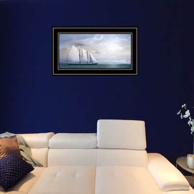 TrendyDecor4U "Adventure on the Seas" Framed Print Wall Art by Lori Deiter