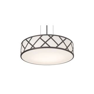 AFX Haven 17'' Medium Base Pendant - Black Finish
