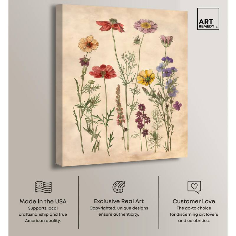 Pollinator Portrait II Canvas by Art Remedy, Gallery Wrapped