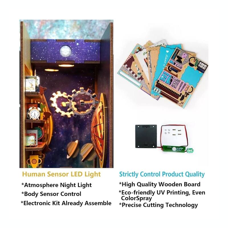 DIY 3D Book Nook Kit - Interstellar 247pcs