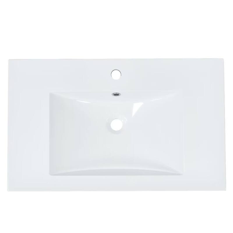 30" Bathroom Vanity Set with Sink, Bathroom Storage Cabinet