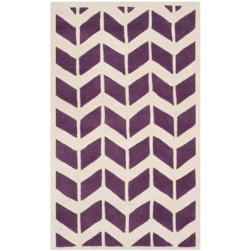 SAFAVIEH Handmade Chatham Aloyse Modern Wool Rug