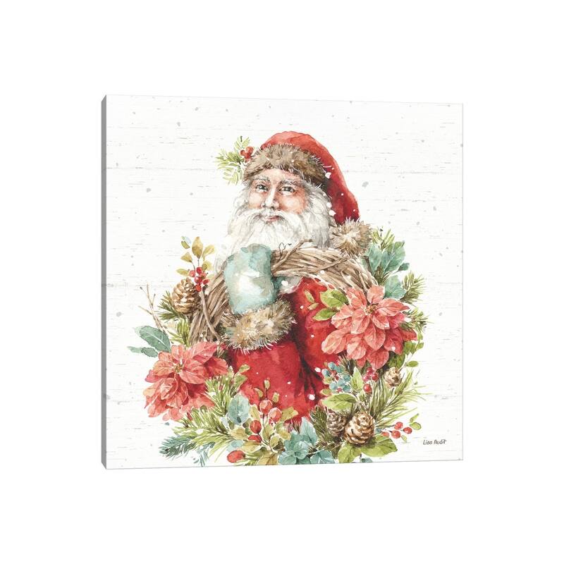 iCanvas "Our Christmas Story III on Birch" by Lisa Audit Canvas Print