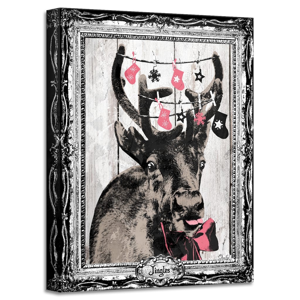 Ready2HangArt 'Jingles' Holiday Canvas Wall Art by Olivia Rose