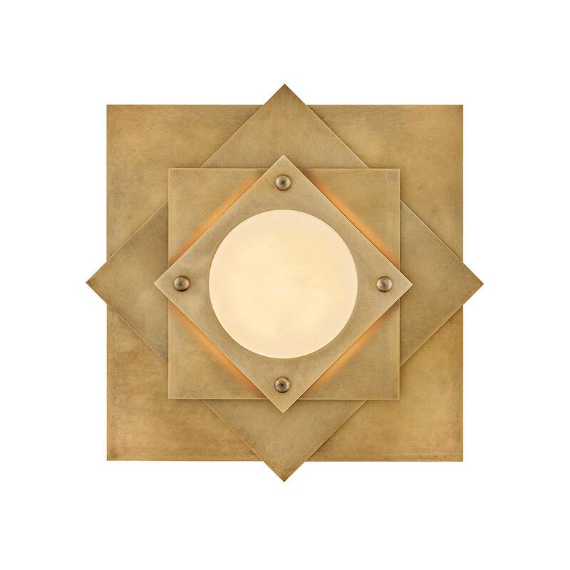 Fredrick Ramond FR41583 Claude 20" Wide Flush Mount Square Ceiling - Heritage Brass