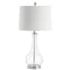 SAFAVIEH Lighting Finnley 28-inch Crackle Glass LED Table Lamp. - 14" W x 14" D x 28" H