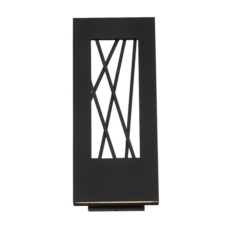 Twilight 16in LED Indoor or Outdoor Wall Light 3000K in Black