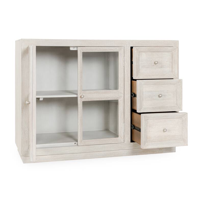 Classic Home Isha Mango Wood Cabinet