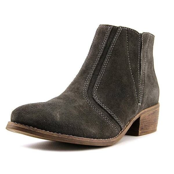 Shop Matisse Fury Women Round Toe Suede Gray Ankle Boot Free Shipping Today Overstock 16420756