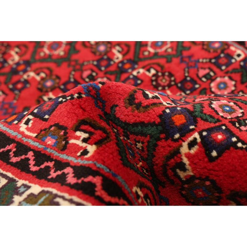 ECARPETGALLERY Hand-knotted Andelz Red Wool Rug - 2'4 x 9'7