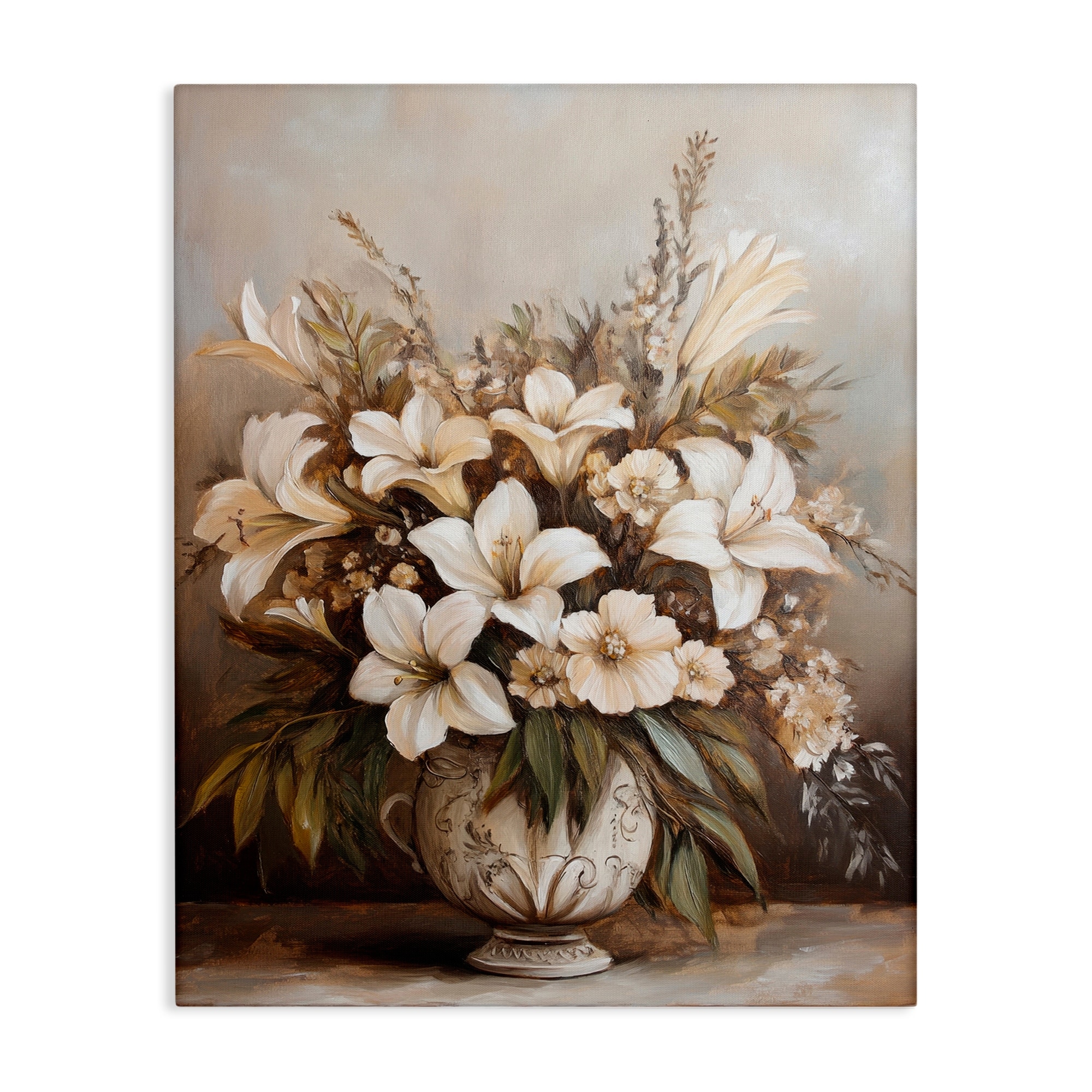 Stupell Lily Bouquet Still Life Canvas Wall Art Design By Petal Prints Design
