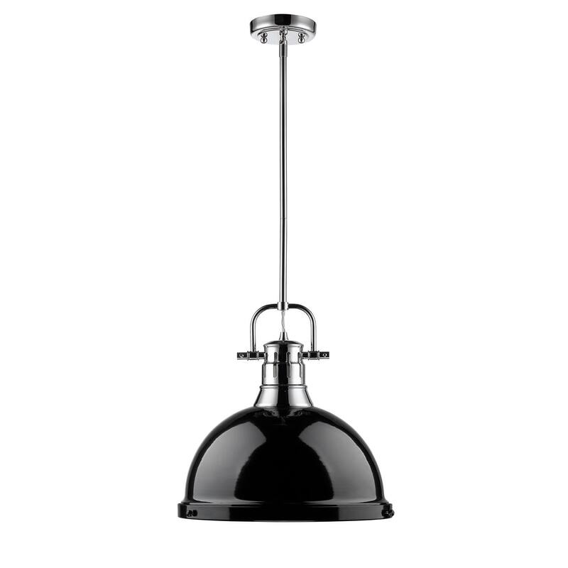 Golden Lighting Duncan 1-light Steel Pendant Light Fixture