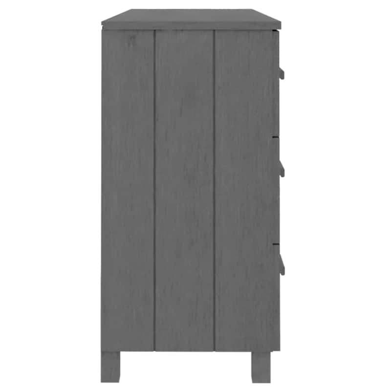 vidaXL Sideboard Buffet Console Cabinet with Storage HAMAR Solid Wood Pine - 44.5"x15.7"x31.5"