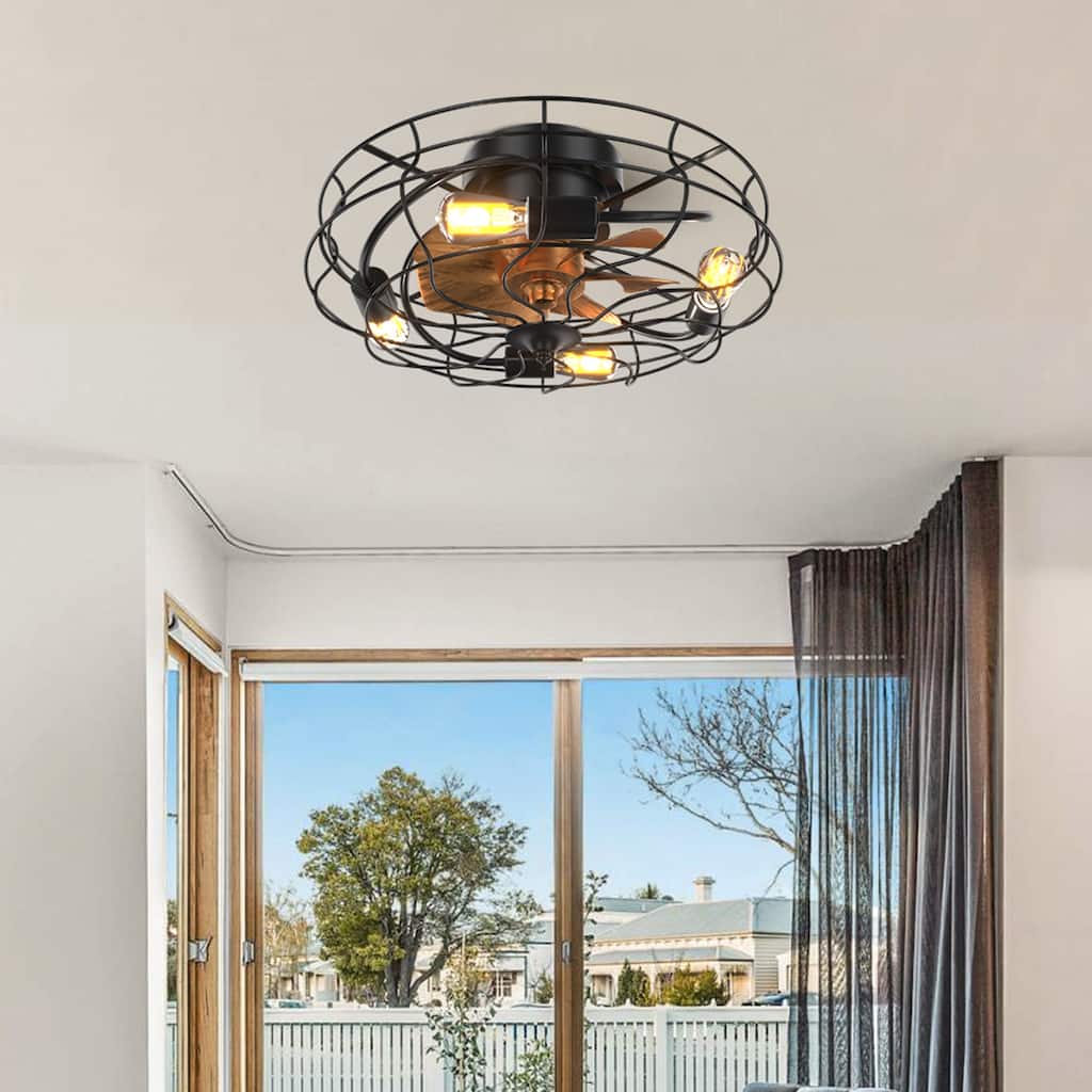 Industrial Style Led Ceiling Fan