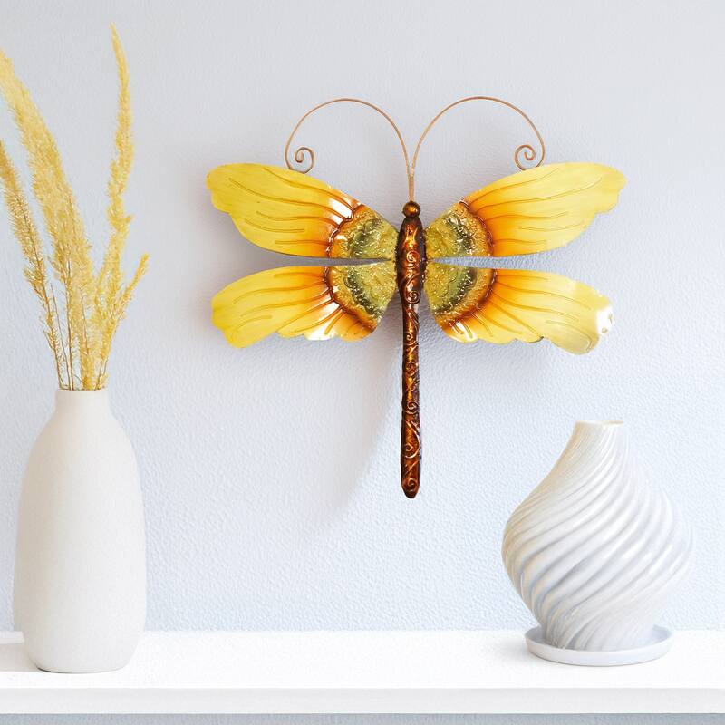 Dragonfly Wall Decor Sunflower