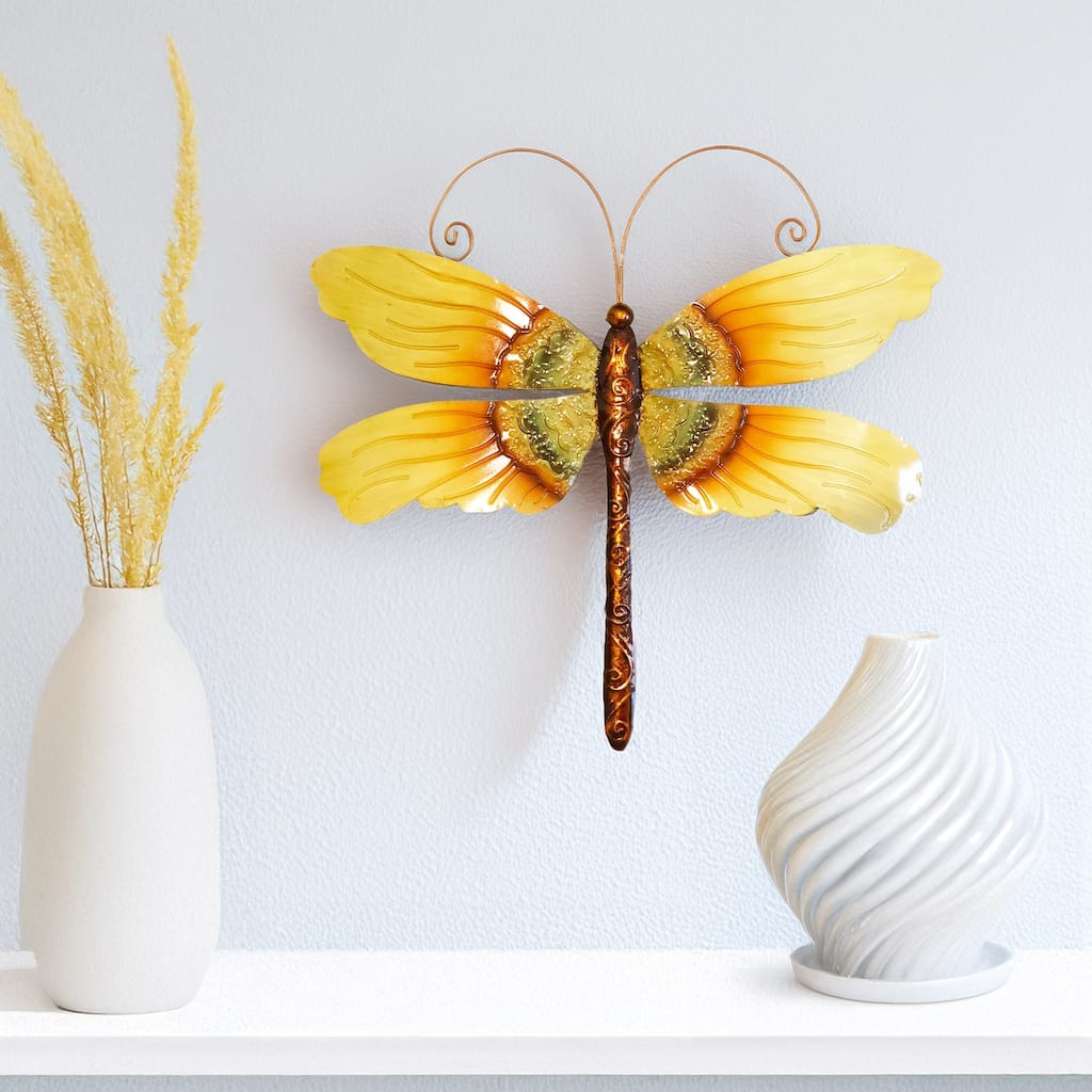 Dragonfly Wall Decor Sunflower