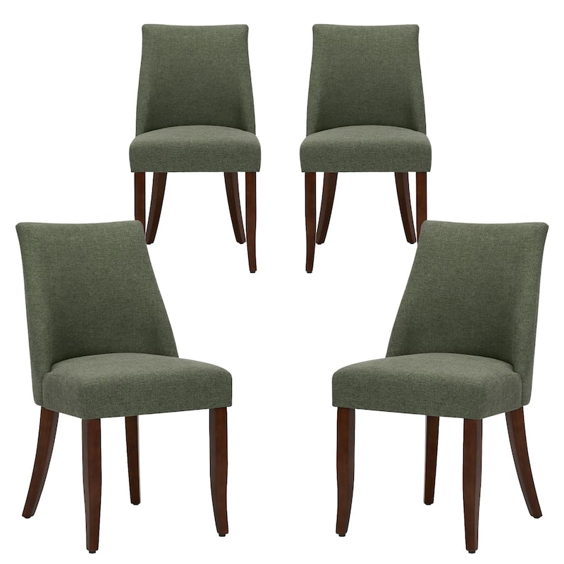 RENEWLINE Contemporary Dining Chair（Set of 2/4/6 - Upholstered Backrest & Wood Frame