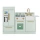 preview thumbnail 8 of 8, Teamson Kids - Little Chef Charlotte Modern Play Kitchen - Mint / Gold - 41.61" L x 11.81" W x 31.89" H