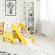 preview thumbnail 13 of 16, Gymax 5 in 1 Convertible Toddler Slide Set w/ Stool Book Rack for Boys