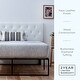 preview thumbnail 25 of 31, Brookside Avery Adjustable Faux Leather Headboard