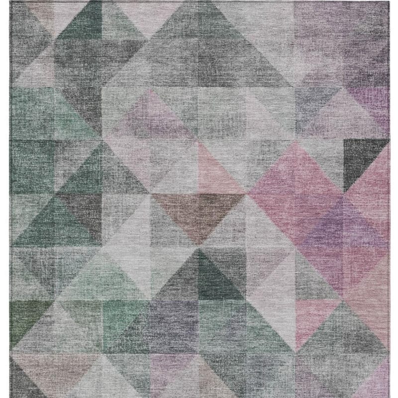 HomeRoots Geometric Transitional Rectangle Outdoor Rug