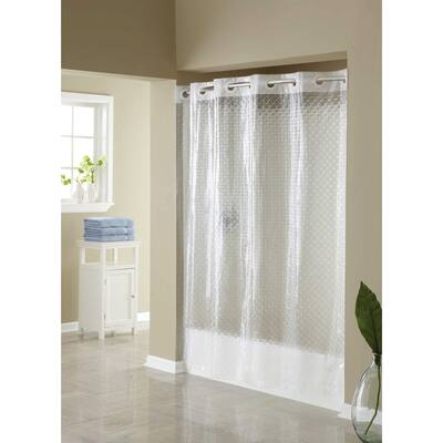 Hookless Diamond Peva Shower Curtain