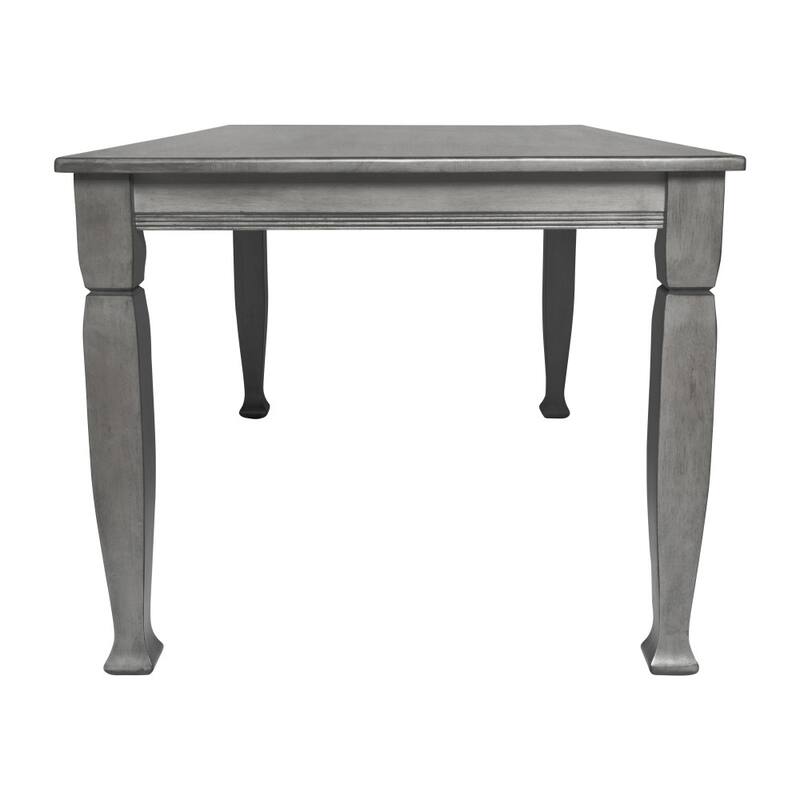 Solid Wood Commercial Grade Dining Table with Turned Legs