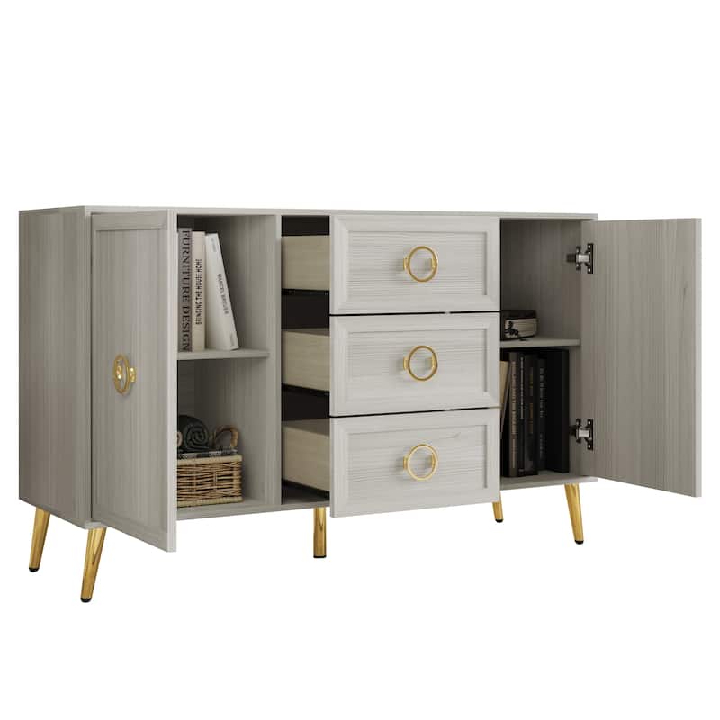 CraftPorch Contemporary Glam Sideboard Cabinet