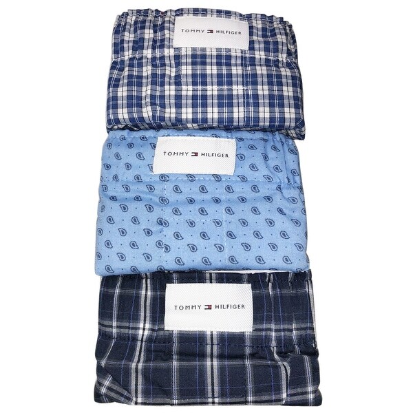 tommy hilfiger men's 3 pack cotton classics woven boxers