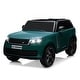 preview thumbnail 37 of 41, 2 Seater Battery Operated 24V Electric Truck Vehicle Licensed Land Rover with Spring Suspension Green