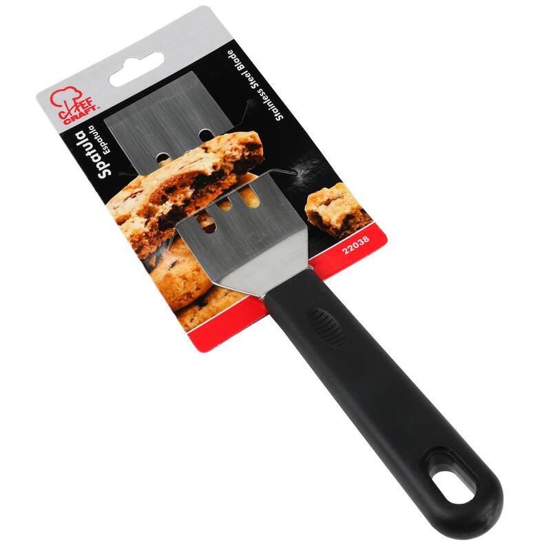 Chef Craft 8.5-Inch Select Stainless Steel Mini Slotted Cookie Spatula