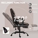 preview thumbnail 31 of 63, Vinsetto Office Desk Chair Recliner, Height Adjustable Movable Lumbar Support with 6-Point Vibrating Massage
