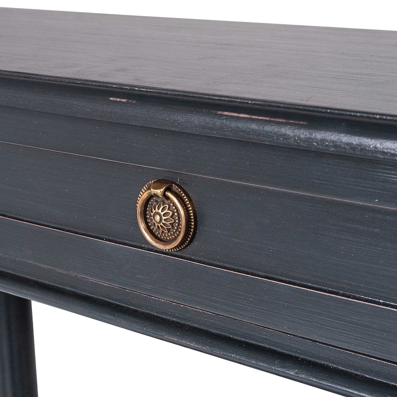Wood Console Accent Table With Drawer by East at Main
