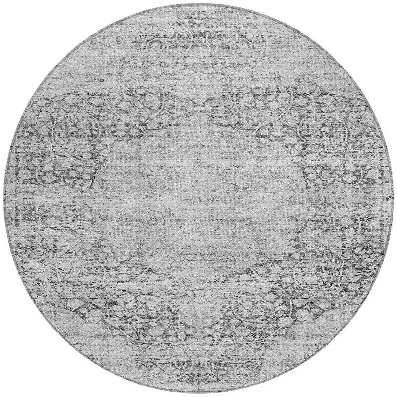 HomeRoots Oriental Traditional Rectangle Outdoor Rug