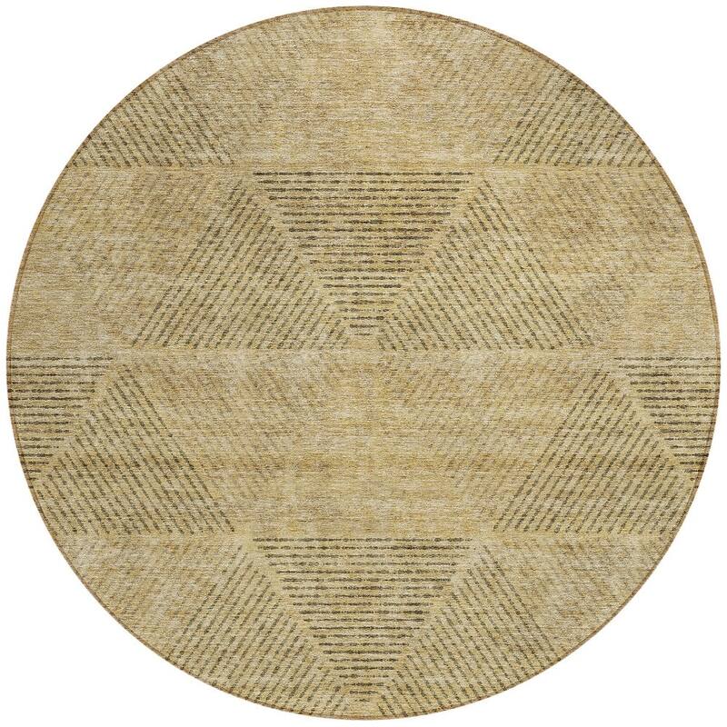 HomeRoots Geometric Transitional Rectangle Outdoor Rug