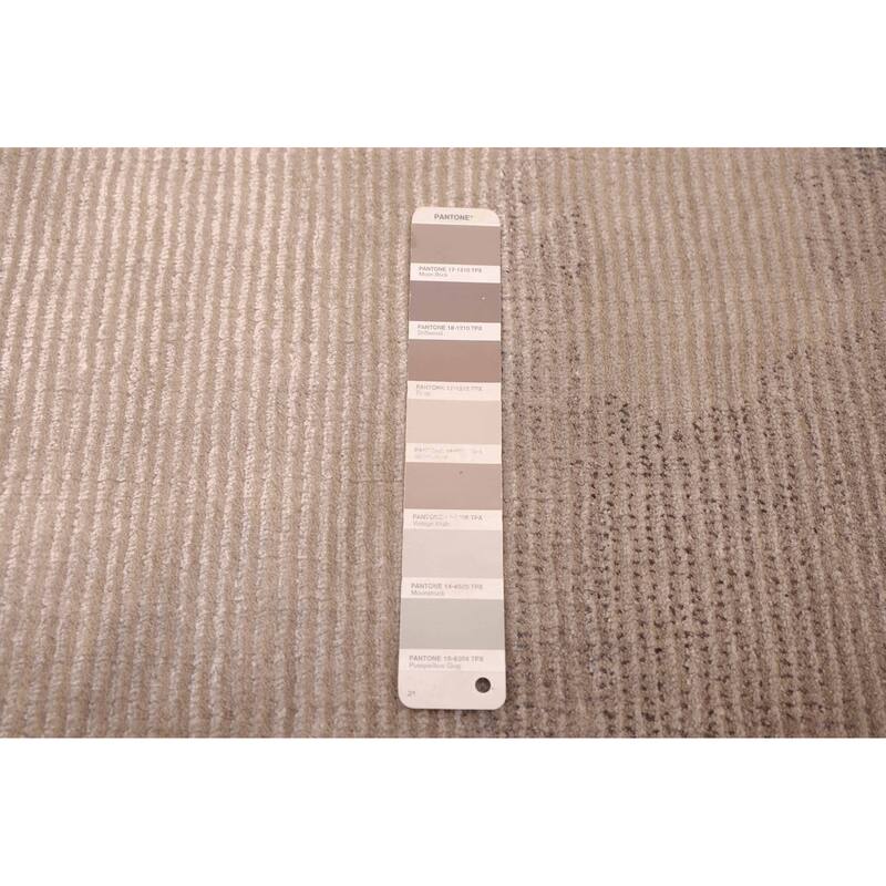 ECARPETGALLERY Hand Loomed Loreto Taupe Viscose, Wool Rug - 5'4 x 7'5